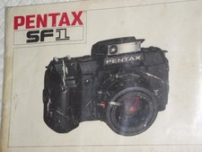 ORIGINAL INSTRUCTION MANUAL FOR PENTAX SF-1 35MM FILM CAMERA