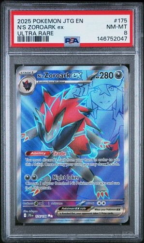 N's Zoroark ex graded PSA 8 for sale on eBay