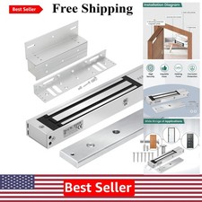 Waterproof 600LB Electric Magnetic Lock with Safety Features for All Surfaces