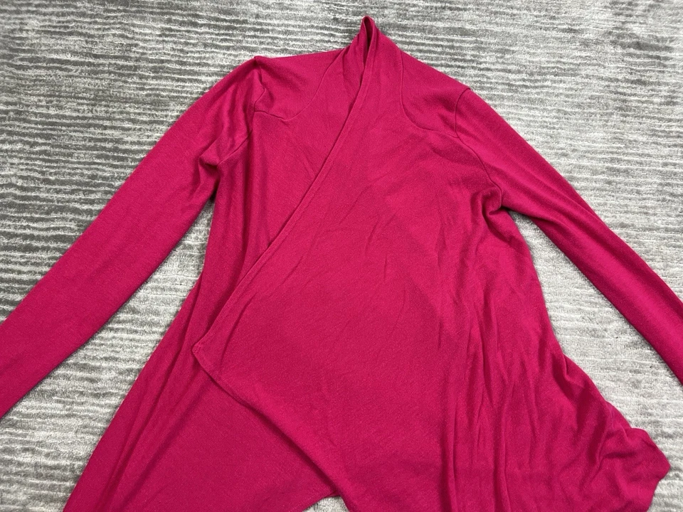Vintage Van Heusen Cardigan Womens XS Pink Long Sleeve Duster Made in USA - Image 2 of 4
