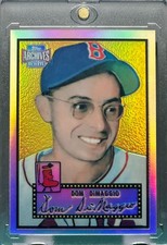 DOM DIMAGGIO RARE VINTAGE HOLO REFRACTOR CHROME SPORTS CARD RED SOX MINT