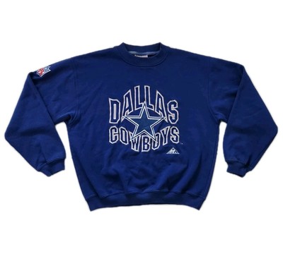 Vtg  90s Dallas Cowboys NFL Proline by Apex One Blue Crewneck Sweatshirt Mens L