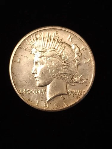 1921 Peace Dollar AU