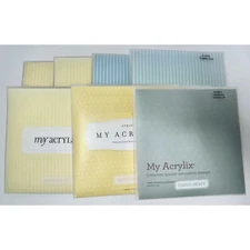 7 Sets - Close To My Heart My Acrylix Stamps, Totally Chic, All My Love, Etc...