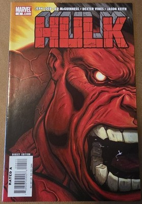 Hulk #4 (2008) Direct Edition, 50/50 Left Side Connecting Cover 