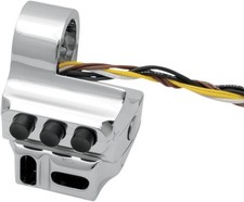 Performance Machine Contour Hydraulic Clutch 5-Button Switch Housing - Chrome