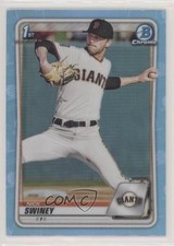 2020 Bowman Draft Chrome Sky Blue Refractor Nick Swiney #BD-91 0eo6