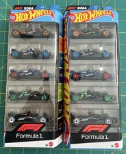 LOT OF 2 - 2025 HOT WHEELS FORMULA 1 5 PACK MULTIPACKS F1 SEE PICS