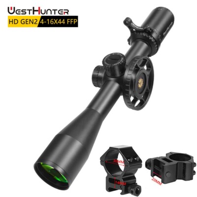 Westhunter HD GEN2 4-16X44 FFP Optics Zielfernrohr Schussfest 30mm Ringe Jagd