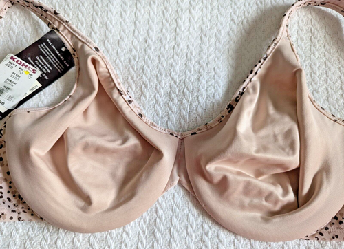 Bali 3383 Women's Passion for Comfort Underwire Bra Sandshell Animal Size: 36D - Picture 8 of 11