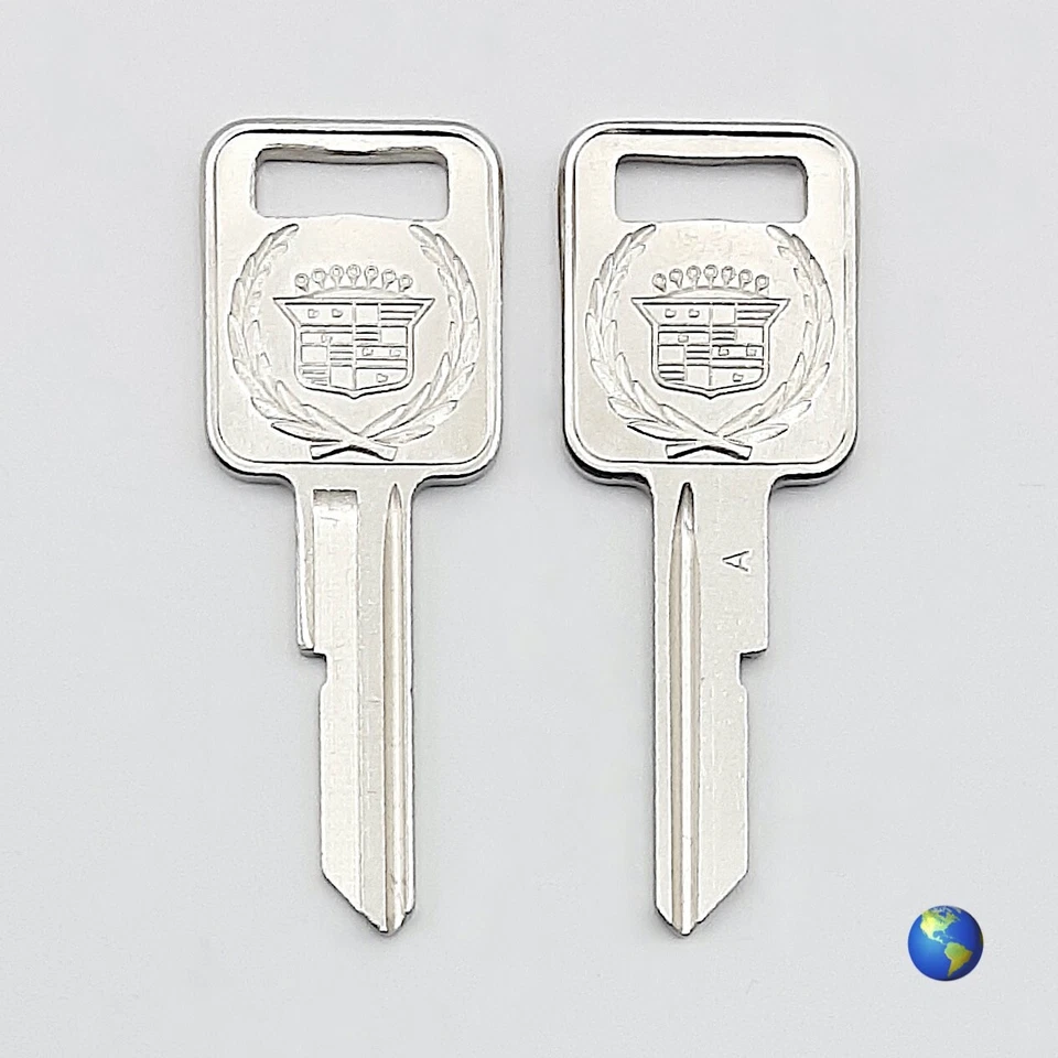 原装 B48-A 徽章钥匙坯适用于凯迪拉克、奥兹莫比尔和其他公司(1 键) — 第 2/2 张图片
