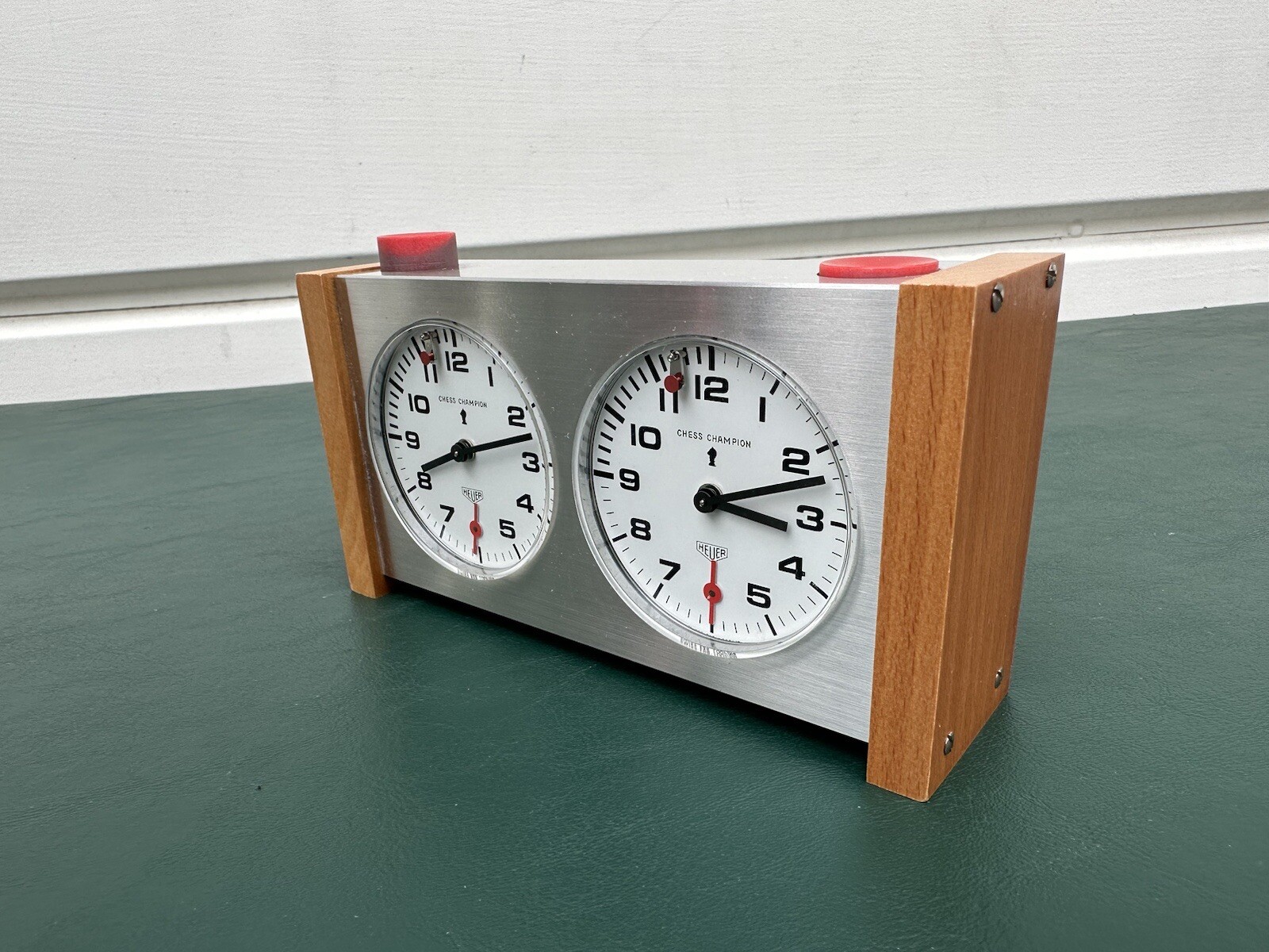 Heuer Chess Champion Timer Clock Looping MCM Midcuntury Modern