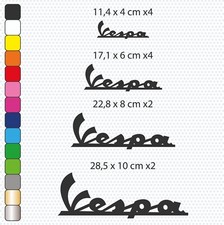 VESPA - 12 Stickers Vinyles
