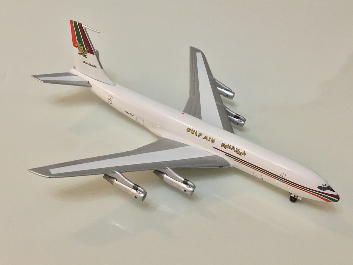 航空機・ヘリコプター Boeing 707-300F German Cargo 1/400 herpa Aviation400 1:400 GULF AIR CARGO Boeing 707-300F | eBay