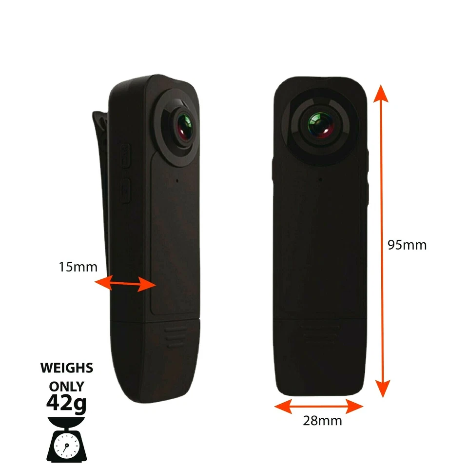 Hot Personal Body Cam Safety Camera Clothing Clip On  Video Recorder - Image 2 of 4