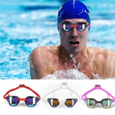 Adult Men Women Swim Goggles Adjustable Waterproof Anti-Fog UV Swimming Glasses