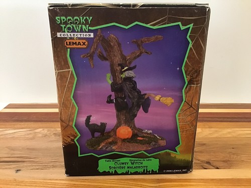 Lemax Spooky Town 2006 Halloween Clumsy Witch Village Accessory - Picture 9 of 9