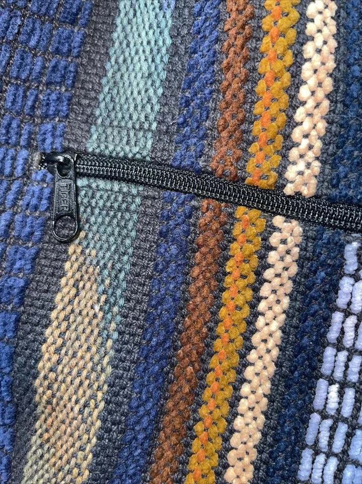 Chaqueta de tweed Tiger Pride Southwest peso pesado suroeste para hombre talla XL con capucha Foto 3 de 4