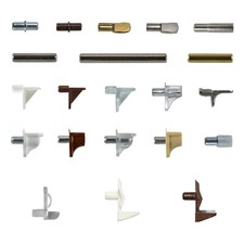 * 5mm Shelf Studs Pins for Kitchen Cabinets Cupboard Shelves, Pick TYPE & QTY +