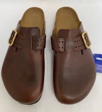 Birkenstock New with Box Boston Bold Gap Roast Leather Regular Width Select Size