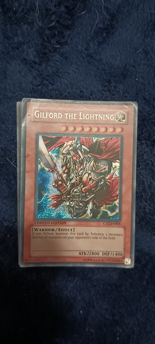 yugioh card gilford the lightning Yu-Gi-Oh! - - SBAD-EN008 - Ultra Rare - 1st Edition If Summoned this way yugioh cards 1996 first edition