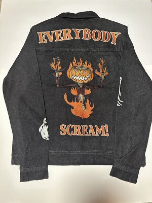 Disney Cakeworthy Nightmare Before Christmas Denim Jacket Adult 4XL SOLD OUT