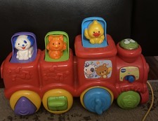 vtech roll and surprise animal train
