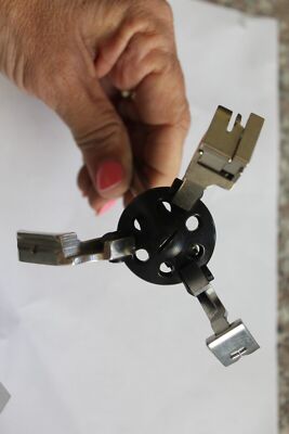 Sewing Machine Presser Foot Turret Assembly #NB3F w/ Presser Feet and Shaft -New