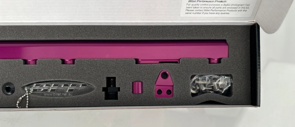 BPP Fits Nissan RB26DETT Fuel Rail Kit Purple - Image 3 of 4