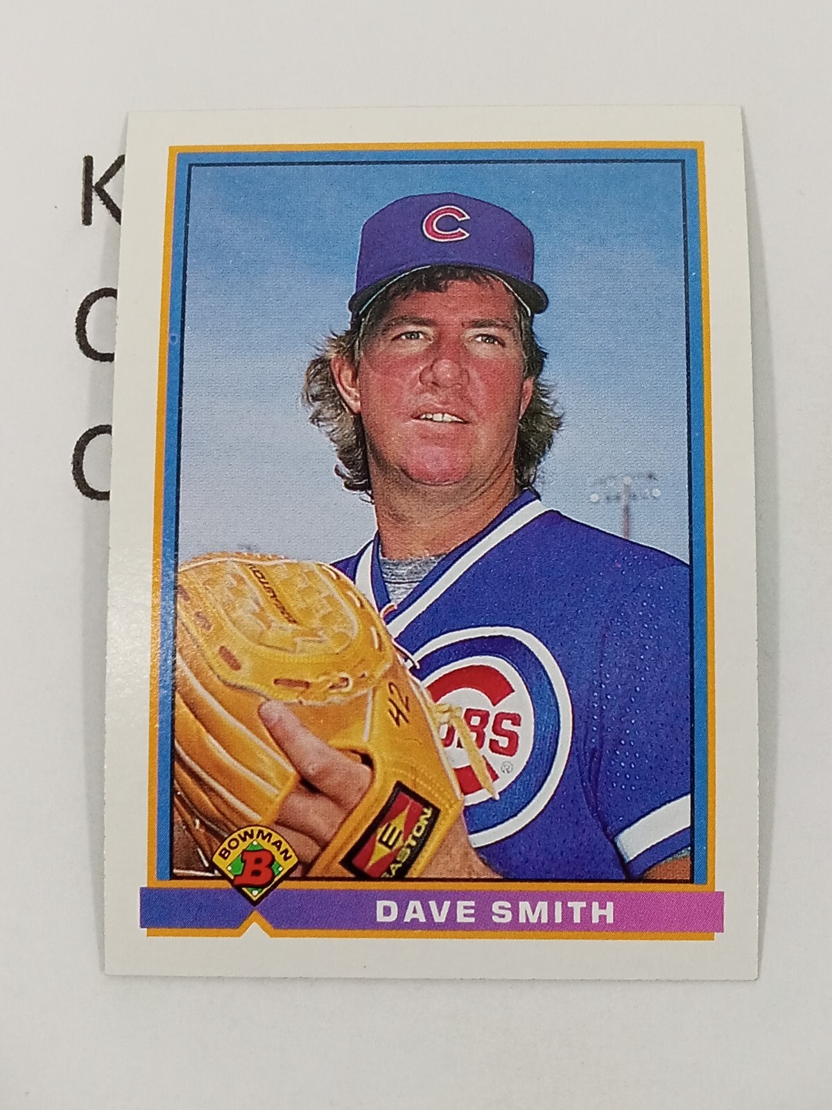 1991 Bowman Baseball #425 Dave Smith Chicago Cubs