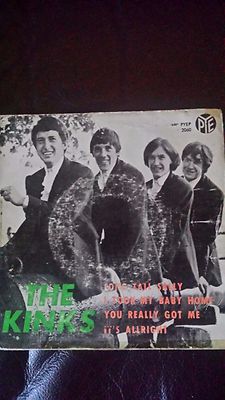 THE KINKS 1st. SPANISH EP. 4 songs w/ ''You Really Got Me'' Very Rare 