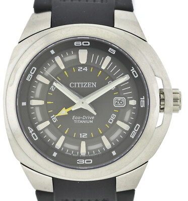 Citizen Eco Drive Titanium Marinaut GMT B877-S067430HSW Herrenuhr,  Akku neu