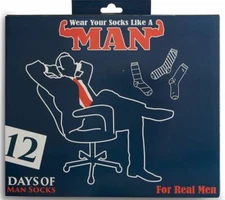 Men's 12 Days of Socks (8 Pair Low Cut & 4 Pair Crew) - New in Box
