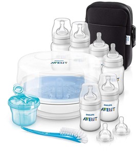 avent bottle and steriliser set