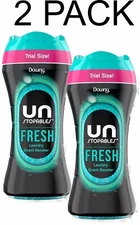 Downy Unstopables in Wash Scent Booster Beads Fresh Scent 2 PACK 3.3oz Each