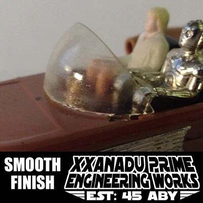 VINTAGE STAR WARS DIECAST LAND SPEEDER REPLACEMENT WINDSCREEN SCREEN KENNER