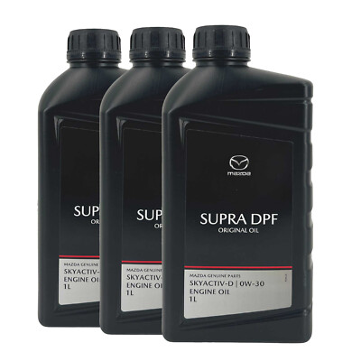 Mazda Original Oil Supra DPF Skyactiv-D 0W-30 Motorenöl, 3x1 Liter