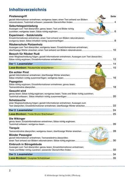 Thumbnail - Das Übungsheft Lesen 2