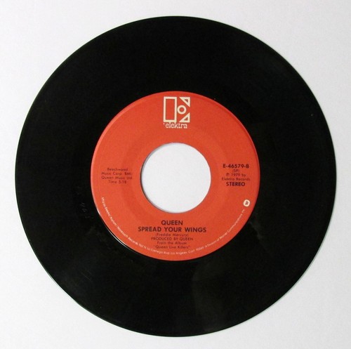 QUEEN - "CRAZY LITTLE THING CALLED LOVE" Elektra 45 rpm 7" Vinyl VG-EX - Picture 4 of 4