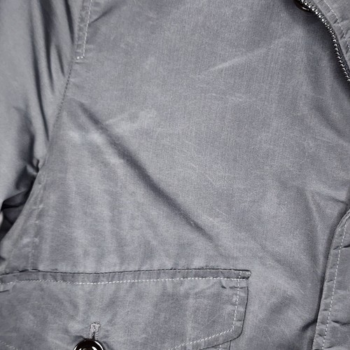 Burberry London Mens Harrington Jacket Charcoal Grey Plaid Size 50 READ Flaw - Picture 14 of 17