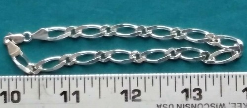 Sterling Silver 8 1/2 " Italian Style Bracelet #4014