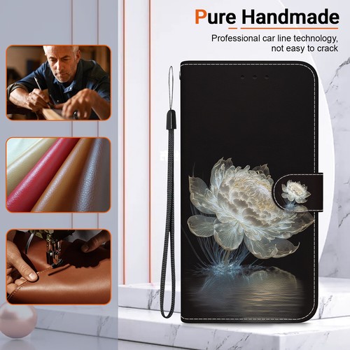 Flower Wallet Phone Case For iPhone Samsung LG NOKIA Google Moto Sony Oneplus 1+ - Picture 5 of 9