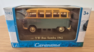 Vintage CARARAMA V W BUS SAMBA (1962) 1:43 Scale No. 251 Series 