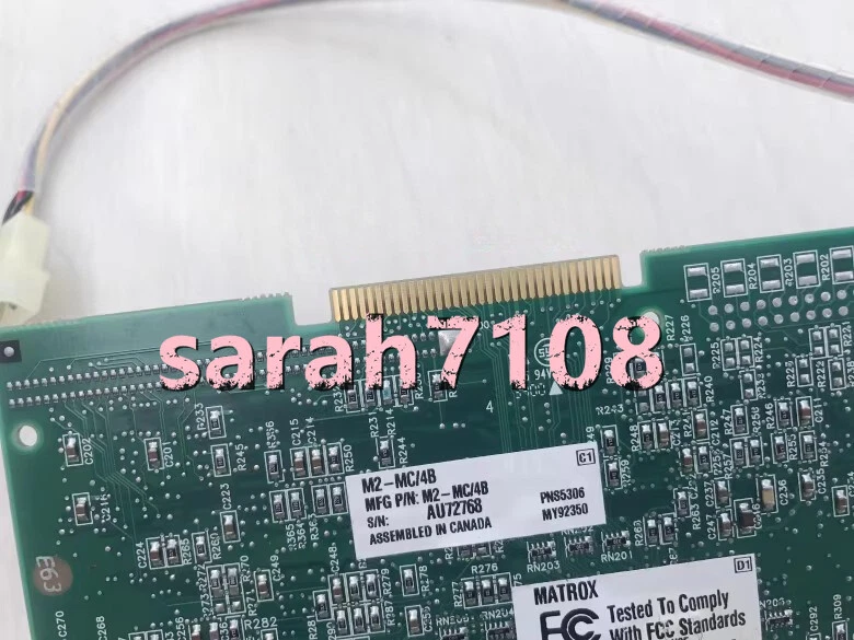 Tarjeta de adquisición de imágenes usada de 1 pieza MATROX METEOR-II 751-01 M2-MC/4B #AAA Foto 3 de 4