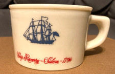 Vintage 1970's OLD SPICE Shaving Mug Cup -Ship Recovery Salem 1794-Shulton-EUC