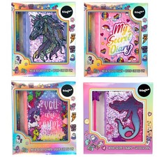 Lockable Secret Diary For Girls Glitter Notebook Journal Diary for Girls Unicorn