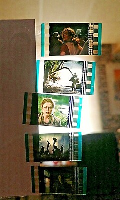 the lost world 35mm set of five film cells rare running into the water fall