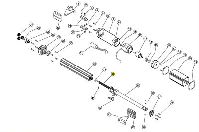 VR001 Gewalzter Laufgewindeschraube 400 Linear 11 VH 230V Ersatzteil