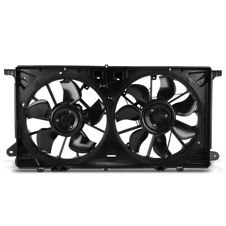 Dual Fan Radiator Cooling Fan Assembly w/ Brushless Motor for Ford F ...