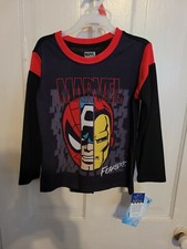 MARVEL COMICS BOYS 2 PIECE KNIT PAJAMA SET SIZE XS 4/5 NWT